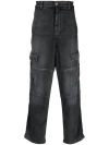 Isabel Marant Terence Cargo Jeans In 02gy Grey