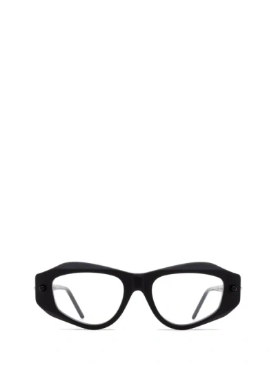 Kuboraum Eyeglasses In Black Matt & Artichoke & Black Shine