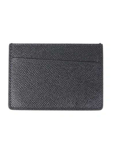 Maison Margiela Card Holder With Four Seams Unisex In Black