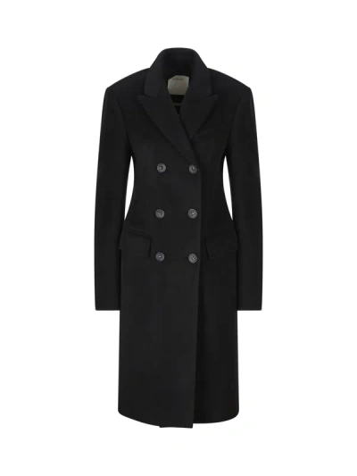 Sportmax Max Mara  Coats In Black