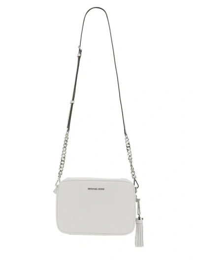 Michael Michael Kors Michael Kors Shoulder Bag "ginny" In White