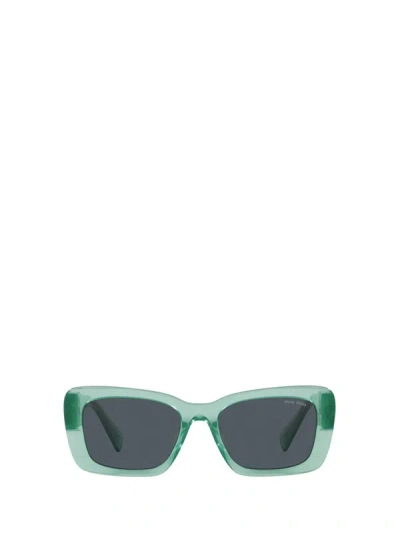 Miu Miu Eyewear Sunglasses In Opal Anise