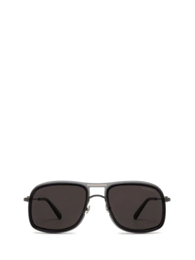 Moncler Sunglasses In Shiny Black