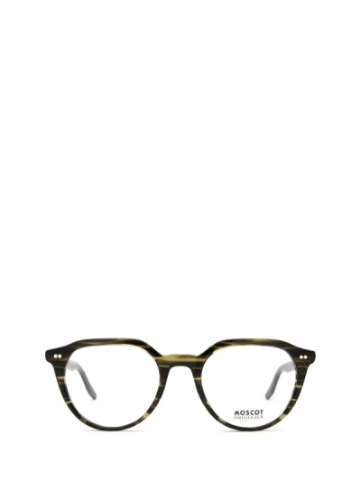 Moscot Eyeglasses In Brown Bamboo