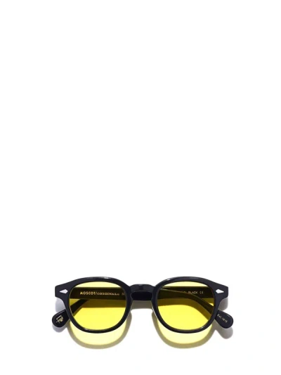 Moscot Sunglasses In Black (mellow Yellow)