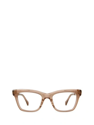 Mr Leight Mr. Leight Eyeglasses In Coral Crystal-white Gold