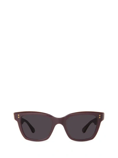 Mr Leight Lola S Mulberry Laminate-gold Sunglasses