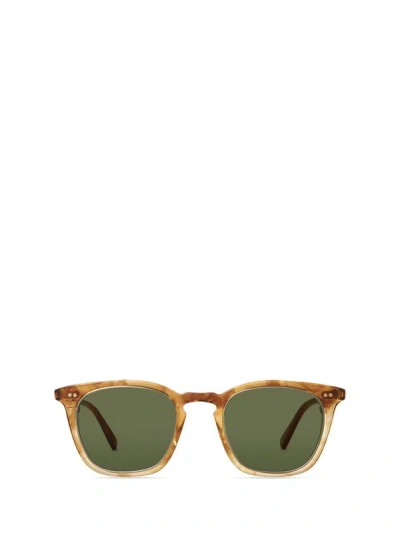 Mr. Leight Getty Ii S Marbled Rye-antique Gold Sunglasses
