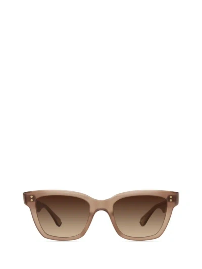 Mr Leight Lola S Sweet Rose-chocolate Gold Sunglasses