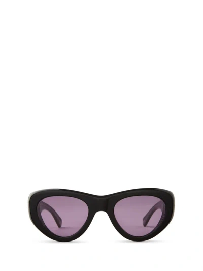 Mr. Leight Sunglasses In Black-pewter