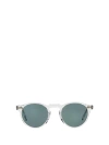 Oliver Peoples Transparent Peck Estate Edition Gregory Peck Sunglasses In Crystal