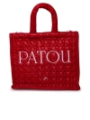 PATOU PATOU 'TOTE ' SMALL RED NYLON BAG