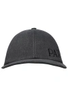 PATOU PATOU GRAY COTTON CAP