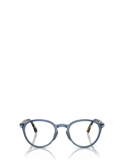 Persol Eyeglasses In Transparent Navy