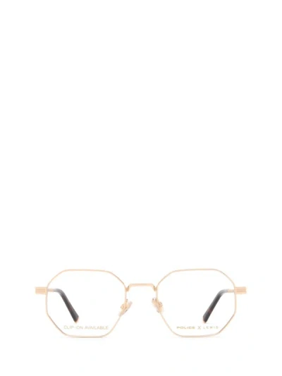 Police Eyeglasses In Rose Gold