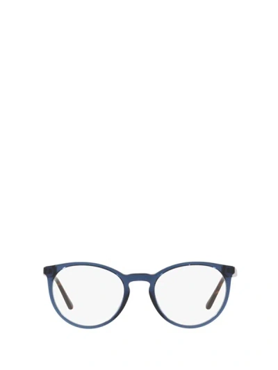 Polo Ralph Lauren Eyeglasses In Shiny Transparent Blue