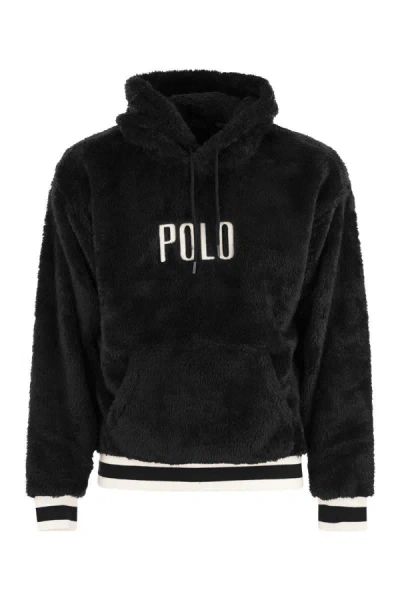 Polo Ralph Lauren Hoodie With Logo In Black