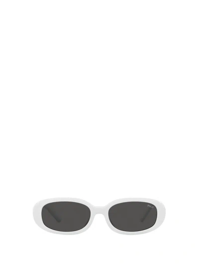 Polo Ralph Lauren Sunglasses In Shiny White