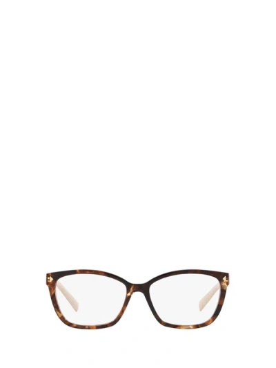 Prada Eyewear Eyeglasses In Caramel Havana