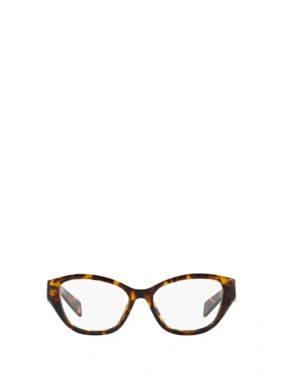 Prada Eyewear Eyeglasses In Honey Tortoise