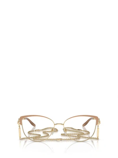 Ralph Lauren Eyeglasses In Nude / Pale Gold