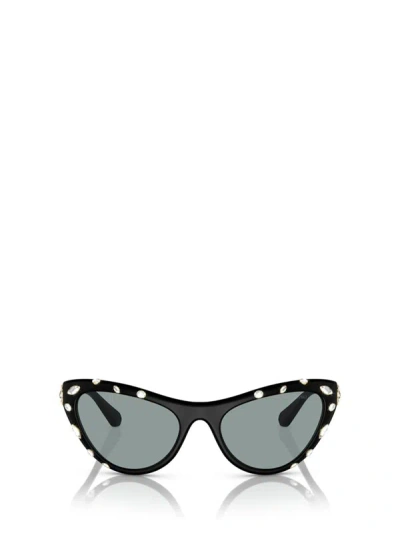Swarovski Sunglasses In Matte Black