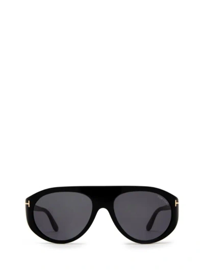 Tom Ford Eyewear Sunglasses In Shiny Black
