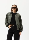 AFENDS RECYCLED REVERSIBLE BOMBER JACKET
