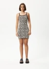 AFENDS RECYCLED KNIT FLORAL MINI DRESS