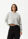 AFENDS ORGANIC CROPPED CREW NECK JUMPER