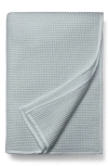 Boll & Branch Waffle Organic Cotton Bed Blanket, Full/queen In Shore