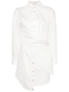 Marques' Almeida Draped Wrap Shirtdress