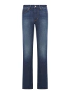 Tom Ford Stone Washed Denim Straight Pants In Blue