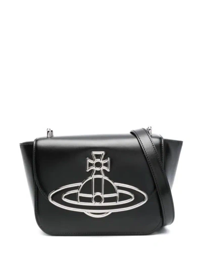 Vivienne Westwood Linda Crossbody  Bags In Black