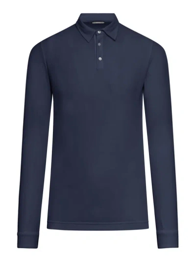 Zanone Polo Clothing In Blue