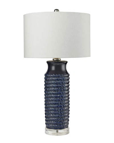 Artistic Home & Lighting 30in Wrapped Rope Ceramic Led Table Lamp