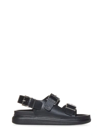 Alexander Mcqueen Sandal In Black