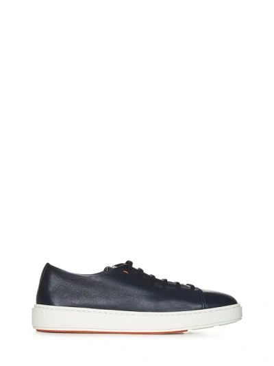 Santoni Sneakers In Blu