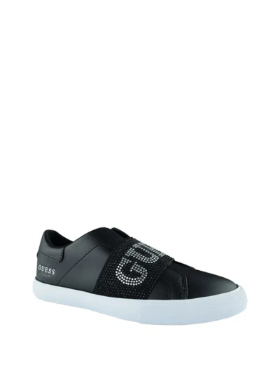Guess Factory Mesha Slip-on Sneakers In Black