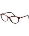 Jimmy Choo Women's Jc 293 52mm Optical Frames In Red