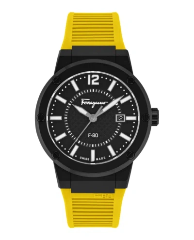 Ferragamo F-80 Watch In Yellow