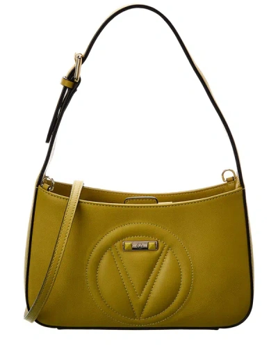 Valentino By Mario Valentino Kai Leather Crossbody In Yellow