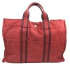 HERMES CANVAS TOTE BAG (PRE-OWNED)
