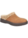EASY STREET NEXT WOMENS FAUX SUEDE SLIP ON CLOGS
