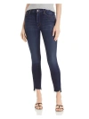Mother The Looker Mid-rise Skinny Jeans In Blue