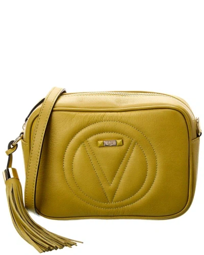 Valentino By Mario Valentino Mia Signature Leather Crossbody In Yellow