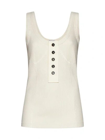 Bottega Veneta Classic T-shirt Top In In White