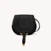 Chloé Chloe Black Leather Small Marcie Saddle Bag In Black