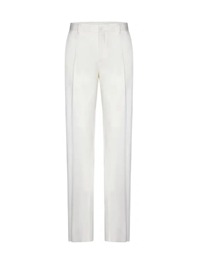 Dolce & Gabbana Pants In Bianco Naturale