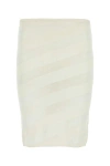 Gimaguas Skirt Viscose Blend Elastic Waistband In White